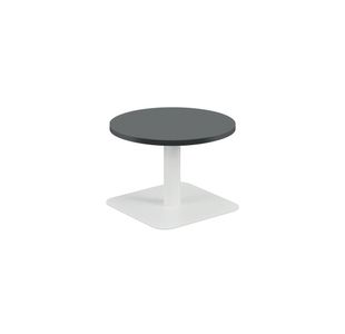 5 Star Forge Low Round Table 600mm Black/White KF800185