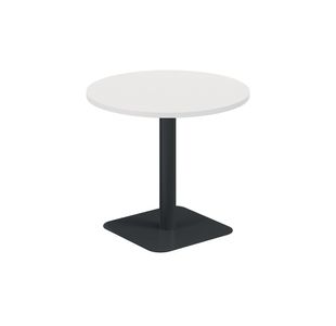 5 Star Forge Mid Round Table 800mm White/Black KF800204