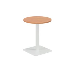 5 Star Forge Mid Round Table 600mm Beech/White KF800215