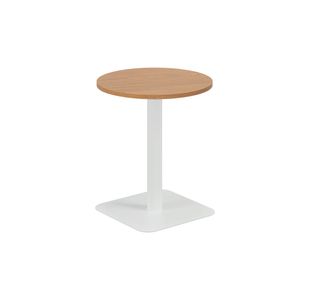 5 Star Forge Mid Round Table 600mm Nova Oak/White KF800218