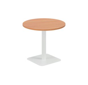 5 Star Forge Mid Round Table 800mm Beech/White KF800220
