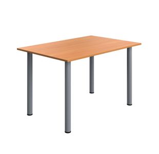 5 Star Modara Rectangular Meeting Table 1200x800x730mm Beech KF800235