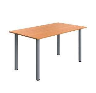 5 Star Modara Rectangular Meeting Table 1400x800x730mm Beech KF800236