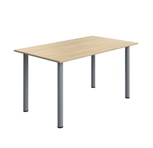 5 Star Modara Rectangular Meeting Table 1400x800x730mm Oak KF800259