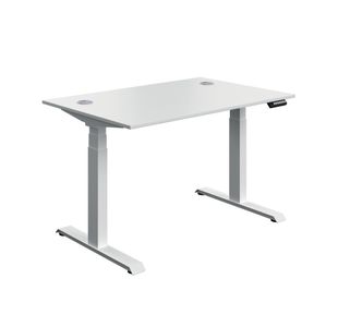 5 Star Modara DM Sit/Stand Height Adj Desk 1200x800 Wht KF800336