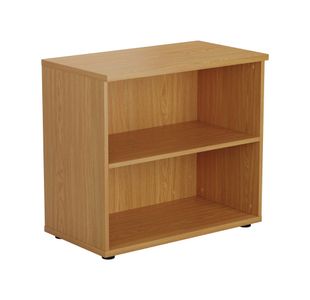 First 1 Shelf Wooden Bookcase 800x450x730mm Nova Oak KF803782