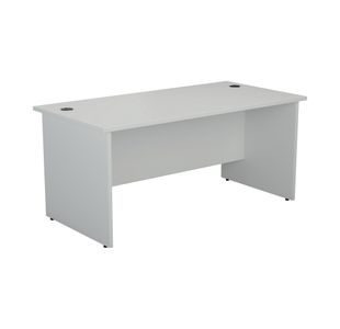 Jemini Rectangular Panel End Desk 1600x800x730mm White KF804499