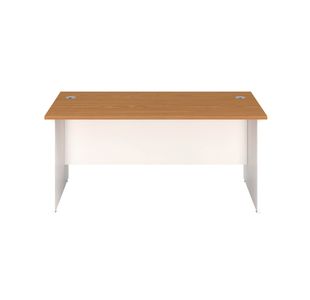 Jemini Rectangular Panel End Desk 1200x800x730mm Nova Oak KF804666
