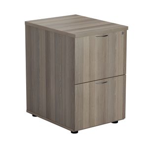 Jemini Essentials 2 Drawer Filing Cabinet 464x600x710mm Grey Oak KF81090