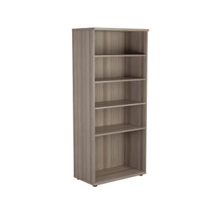 Jemini Wooden Bookcase 800x450x1800mm Grey Oak KF810995