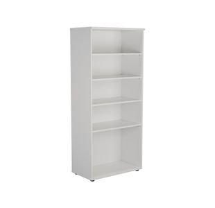 Jemini Wooden Bookcase 800x450x1800mm White KF811022