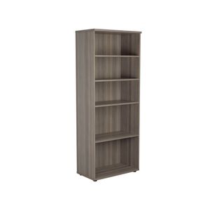 Jemini Wooden Bookcase 800x450x2000mm Grey Oak KF811169