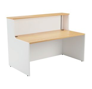 Jemini Reception Unit 1600x800x740mm Nova Oak/White KF816394