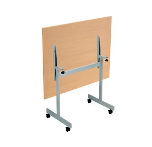 Jemini Rectangular Tilting Table 1200x800x720mm Beech/Silver KF816776