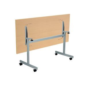 Jemini Rectangular Tilting Table 1600x800x720mm Nova Oak/Silver KF816906