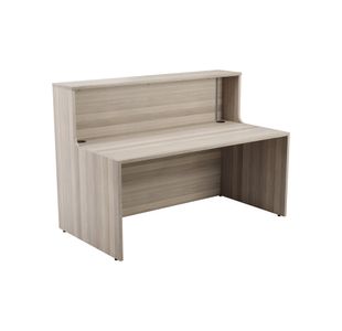 Jemini Reception Unit 1400x800x740mm Grey Oak KF818207