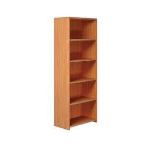 5 Star Modara Bookcase 4 Shelves 750x400x2000mm Beech KF822141
