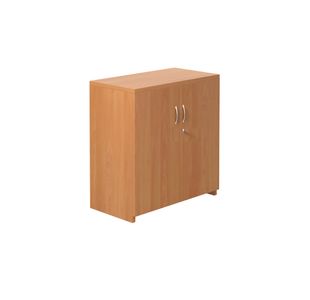 5 Star Modara Lockable Cupboard 1 Shelf 750x400x800mm Beech KF822172