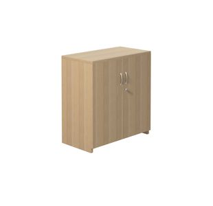 5 Star Modara Lockable Cupboard 1 Shelf 750x400x800mm Oak KF822189