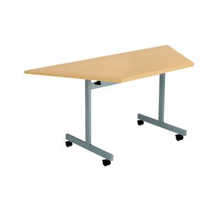 Jemini Trap Tilt Table 1600x800x720mm Nova Oak/Silver KF822578