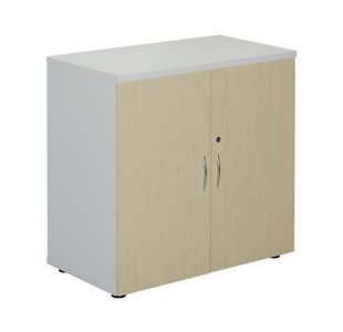Jemini Cupboard 800x450x800mm White/Maple KF822714
