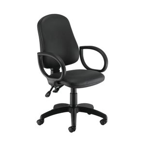First Calypso Operator Chair with Fixed Arms Polyurethane 640x640x985-1175mm KF822905