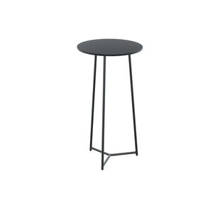 5 Star Shore High Round Table 600x1110mm Black/Black KF823506
