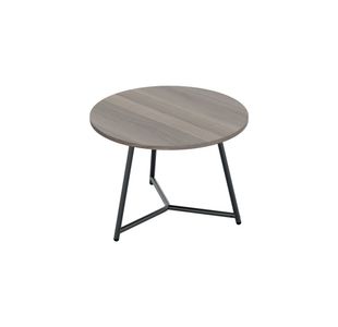 Jemini Trinity Low Table 800x800x435mm Grey Oak/Black KF823599