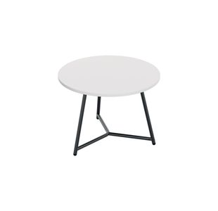 Jemini Trinity Low Table 800x800x435mm White/Black KF823629