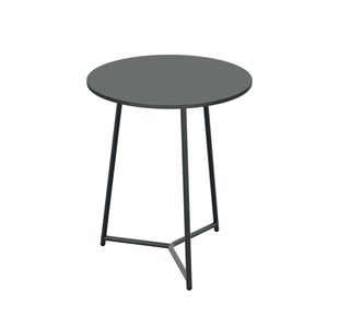 5 Star Shore Mid Round Table 800x735mm Black/Black KF823643