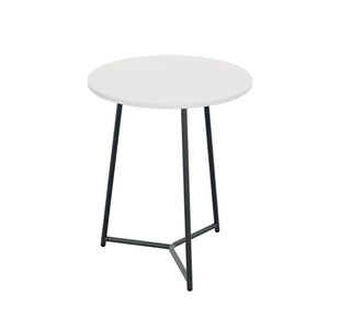 5 Star Shore Mid Round Table 800x735mm White/Black KF823698