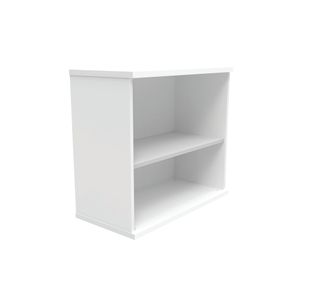 Astin Bookcase 1 Shelf 800x400x730mm Arctic White KF823780