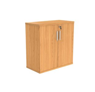 Astin 2 Door Cupboard Lockable 800x400x816mm Norwegian Beech KF823896