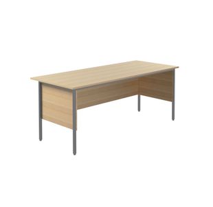 5 Star Modara Rectangular Desk 1800x750x730mm Oak KF838789