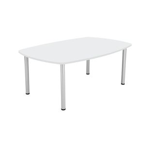 Jemini Boardroom Table 1800x1200x730mm White KF840189