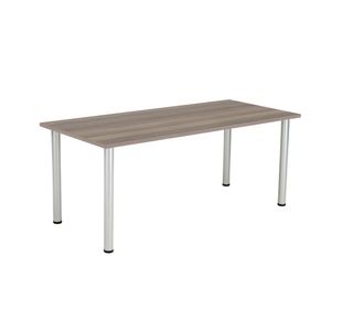 Jemini Rectangular Meeting Table 1800x800x730mm Grey Oak KF840197