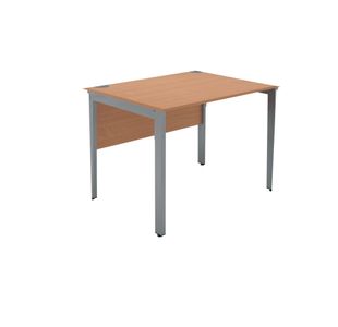 Serrion Rectangular Goal Post Desk 1000x800x730mm Ellmau Beech KF882386