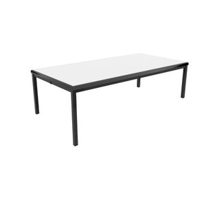 Jemini T-Table Multipurpose Classroom Table 1200x600x530mm Flat Pack Grey/Black KF882417