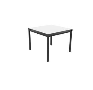 Jemini T-Table Multipurpose Classroom Table 600x600x530mm Flat Pack Grey/Black KF882429