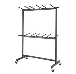 Titan Folding Chair Trolley 790x1750x2250mm Black KF90570
