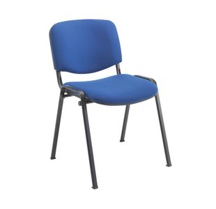 First Ultra Multipurpose Stacking Chair 532x585x805mm Blue KF98504