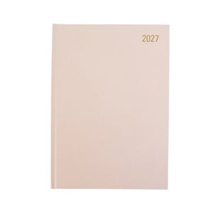 Desk Diary Day Per Page Appointment A4 Soft Beige 2027 FS669226