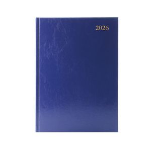 5 Star Desk Diary Day Per Page Appointment A4 Blue 2026 KFA41ABU26