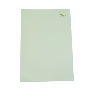 Desk Diary Day Per Page Appointment A4 Sage Green 2027 FS669386