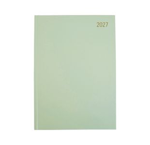 Desk Diary 2 Day Per Page A4 Sage Green 2027 FS669436