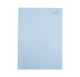 Desk Diary 2 Day Per Page A4 Soft Blue 2027 FS669367