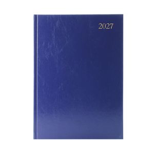 Desk Diary Week To View A4 Blue 2027 KFA43BU27