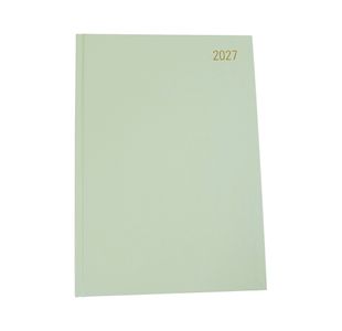 Desk Diary Week To View A4 Sage Green 2027 FS669471