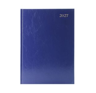 Desk Diary Week To View A5 Blue 2027 KFA53BU27