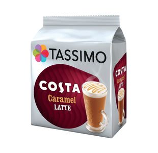 Tassimo Costa Caramel Latte Coffee 8 Pods x5 Pack of 40 4031637